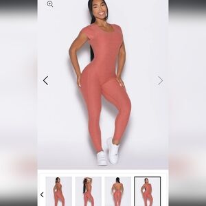 Bombshell Open Back Tee Bodysuit Size Small Nwt, Color Georgia Peach